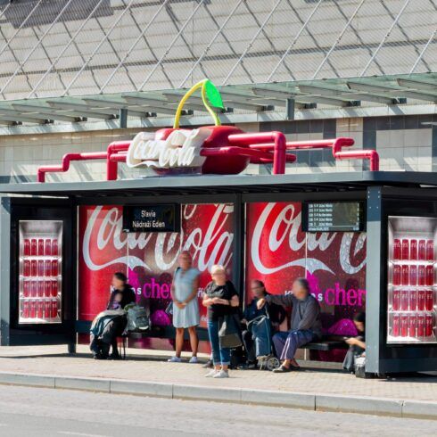 Coca-Cola & kreativní digitální zastávka