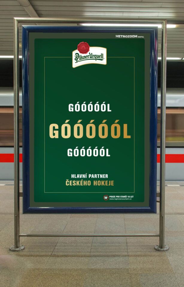 Pilsner & live hokejová kampaň