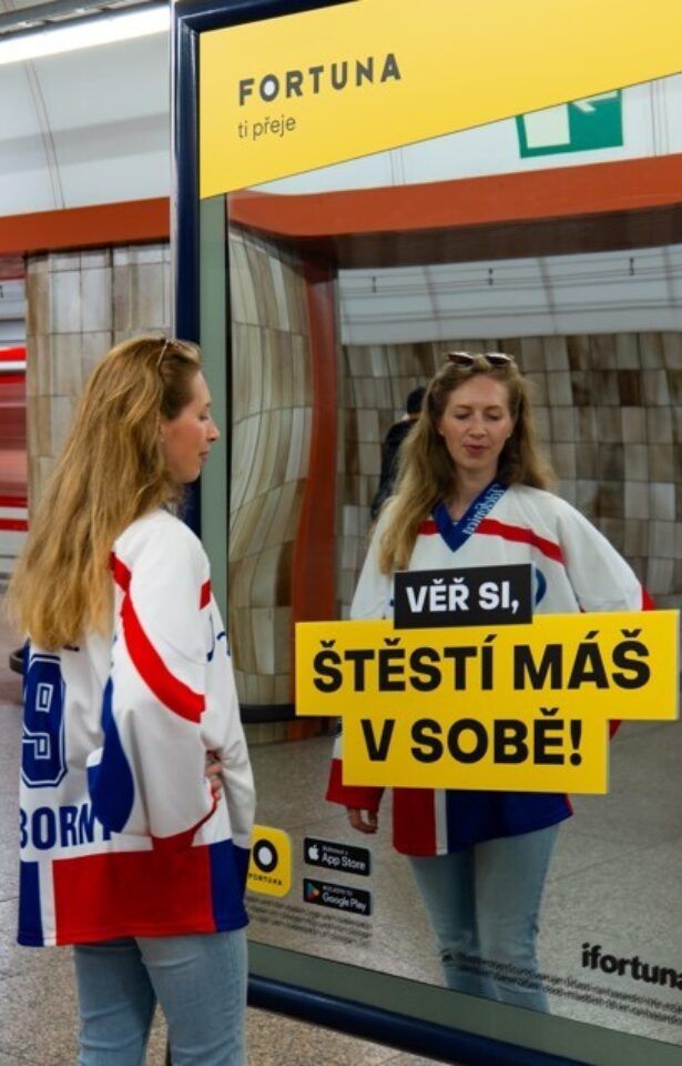 FORTUNA & propojení metra, zastávek a bigboardů