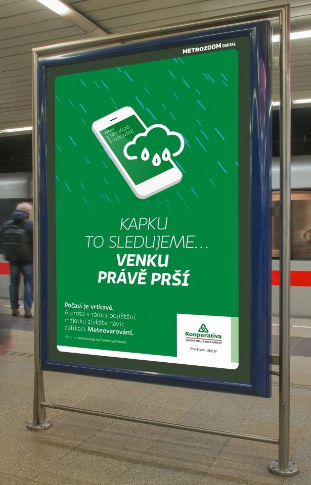 Kooperativa & spoty podle počasí