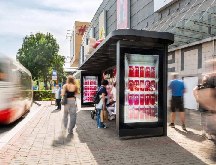 Kreativní zastávka Coca Cola