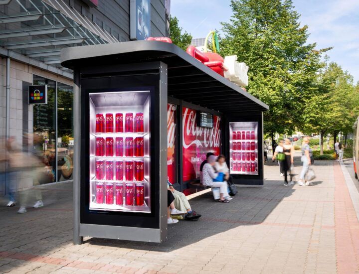 Kreativní zastávka Coca Cola