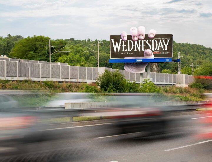 Bigboard s 2D nástavbou denní