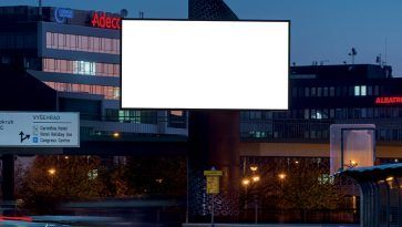 Mockup Big LED obrazovky