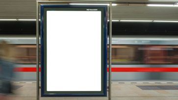 Mockup Citylighty v metru